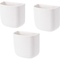 3 Pieces Rangement Telecommande TV, Support de Telecommande Mural, Organisateur, Boîte de Rangement, pour maison, bureau, téléphone portable