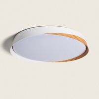Plafón LED 36W Circular Ø520 mm CCT Seleccionable Metal Nil Blanco