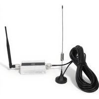 Booster de Téléphone Portable pour la Maison, Répéteur de Téléphone Portable 4G avec Antenne, Intensificateur de Signal de Smartphone Double Fréquence (Prise UE)