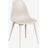 Pack de 4 chaises de salle à manger en polypropylène Scand SKLUM Tapioca Beige