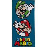 hermet Telo Mare In Spugna Super Mario, 100% Cotone, 70x140, Leggero, Asciugatura Rapida, Ufficiale