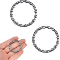 Cage a Bille - 37 mm - Pour Roulement Direction VTT et Vélo - Acier Revêtu Anti-Usure - Diamètre Bille 4 mm - Lot de 10