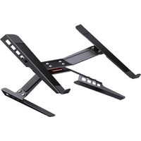 Verstellbarer Laptopständer, faltbarer Computerständer, ergonomisches Bürozubehör, mobiler Ständer für Telearbeit und Zuhause.