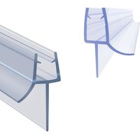 Freosen – Barrière de douche pliable hermétique – Joint étanche pour paroi en verre 80cm – PVC extra-épais pour verre 4-6mm – Résistant à la moisissure