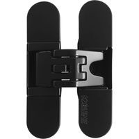 Krona Koblenz Einlassscharnier K6200, universal Türband, Zamak schwarz