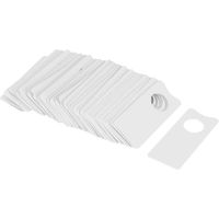 600 étiquettes pour plantes, imperméables, en PVC blanc, à suspendre, pour fleurs, jardin.
