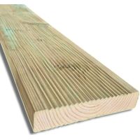 Pavimento in legno per esterno da 133 cm, sezione 14,5x2,7 cm