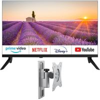 PACK EQUINOXE Téléviseur 22" Smart TV Android Camping-car + Support TV