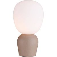 Belid Buddy - 1 Lampe Globe de Table Lumineuse Structure Sable, Opale, G9