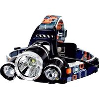 Lampada frontale a LED ricaricabile impermeabile 1T6 + 2R5 Lampada frontale da pesca bianca