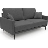 Saturno Divano moderno in tessuto morbido impermeabile T03 140 cm antracite
