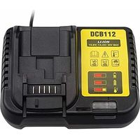 Cargador DCB112 para batería de litio Dewalt de 10,8 V, 14,4 V y 18 V