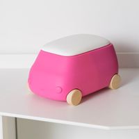Juguetes de máquina de almacenamiento de plástico para niños Van Mini - Fucsia