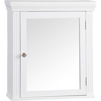 Teamson Home Stratford Mueble De Baño De Madera Con Espejo Blanco 6544