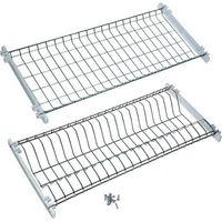 Filtex PROFESSIONAL COOKING XTS Scolapiatti Pensili in Acciaio Inox 18-8 con Supporti Plastica e Viti di Fissaggio Lunghezza 56 cm colore Argento
