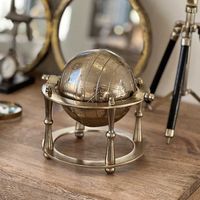 Globe décoratif doré 20x17x26cm