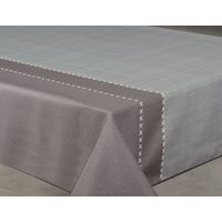 Polyester-Tischdecke Stoff Grau 140 x 240 cm auf Kleiderbügel Polyester-Stofftischdecke Grau 140 x 240 cm auf Kleiderbügel - Access Deco