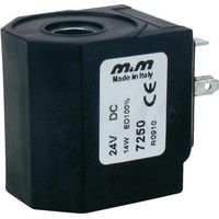 M M International Bobina Electroválvulas 230 V AC 25 VA Negro