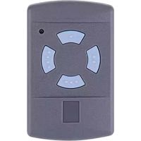Télécommande porte de garage compatible Hormann HSE2-20, HSM4-40, HS4-40, HSE4-40, HSM2-40, HS2-40 – 40,685 MHz, boutons gris