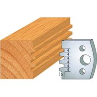 JEU DE 2 FERS PROFILES ACIER HT.40MM N°076 - 800.076 - LEMAN