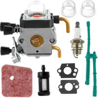 Kit de carburateur de Tondeuse à Gazon,Comprend Un Ensemble Complet d'accessoires de carburateur,pour STIHL FS45C FS45L FS55 C FS55 T FC55 KM55R