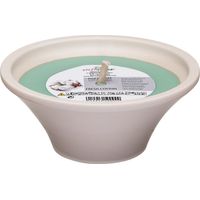Villa Verde Duftkerze in Keramikschale Fresh Cotton, Höhe 8 cm, Ø 18 cm Duftkerzen