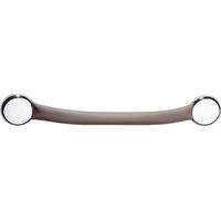 Barre Inox Soft Taupe 37cm Design Moderne, Inox Soft-touch, Facile à Installer - Pellet