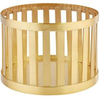 Cesta de almacenamiento aps plus acero inoxidable 15 cm