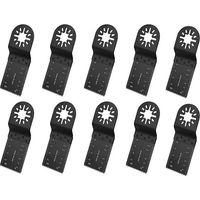 Lames de scie oscillantes multi-outils, 10PCS set, 35mm multi-tool saw blades accessories, woodworking saw blades, general purpose saw blades, oscillating tools for cutting metal, wood and plastic