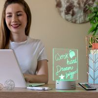 Lavagna a led per appunti e messaggi led lemo innovagoods