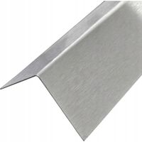 Edelstahl-Winkelabschlussleiste 40x140x2 mm 90 cm