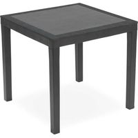 Ipae Progarden Tavolino Quadrato Ago Juta Antracite - 79x79x73 h cm