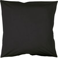 Douceur D'Intérieur – Taie d'oreiller 63 x 63 cm en 100% coton – Tissage 57 fils/cm² – Volant plat raffiné – Lavable en machine
