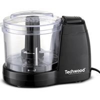 Hachoir électrique Techwood THA-156 - 375 ml 150W - 2 vitesses - Coloris Noir