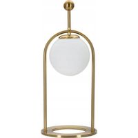 BigBuy GLAMY ARC lámpara de mesa dorada 50 cm