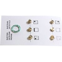 Juego de inyectores de gas butano g30-30mbar para cocina BEKO 4431910057