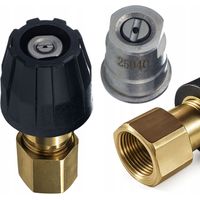 Ersatzdüse Easy Lock kompatibel mit Hochdruckreinigern Karcher HD PRO Xpert – Messingdüse Innengewinde, Edelstahl