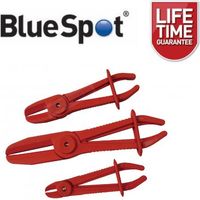 BlueSpot 3pc Flexible Hose Clamp Set Clamping Pliers Radiator Brake Fuel Pipe