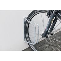 Abrazaderas de bicicleta 45 °, galvanizadas, número de distancias entre ejes 1 para montaje en pared WSM
