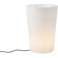 Smart Outdoor Stehleuchte Pflanztopf Weiß IP65 inkl. LED Wifi A60 - Verano
