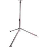As-Schwabe 46750 - Treppiede Professionale Per Riflettore Alogeno, Superficie Zincata, Regolabile In Altezza Fino A 2,60 M, Halogen