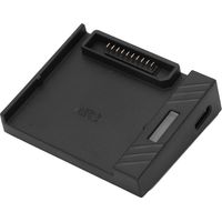 Chargeur de batterie pour drone avec câble USB, boîtier en plastique noir, compatible avec DJI Air