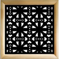 SHAPE - Moduli Decorativi in Legno e PVC - Colore: nero - Misura: 98x98 cm