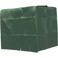IBC Water Tank Protective Cover Tarpaulin 1000L,Ton Barrel Cover Cloth,Dust Cover Container Cover for Rain Barrel, vert