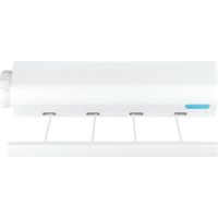 Stendibiancheria regolabile a 4 corde (supporta fino a 10kg, allungabile fino a 3,2m di lunghezza) colore bianco