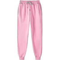 Pantalons pour hommes, pantalons de survêtement, pantalons hip-hop, leggings rembourrés, pantalons décontractés-S-Pink
