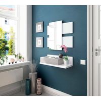 Meuble d'Entrée - Blanc 29x75x90h cm