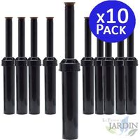 Confezione da 10 diffusori per irrigazione Toro LPS412 Portata 3,70 metri, da 0 a 360° Irrigatore con elevazione di 10 cm