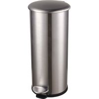 Raccoglitore di rifiuti Tretabfallsammler Helit "the zinc" 30l D270xH623mm VA argento