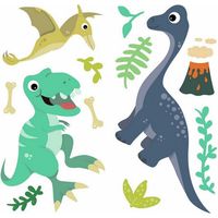 Stickers Muraux Dinosaures amusants